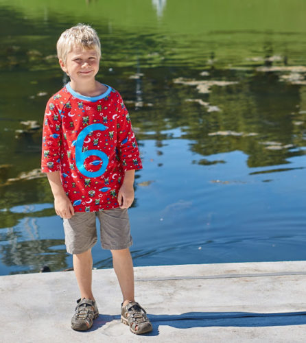 Ein Geburtstagsshirt für einen 6 Jährigen jungen Mann